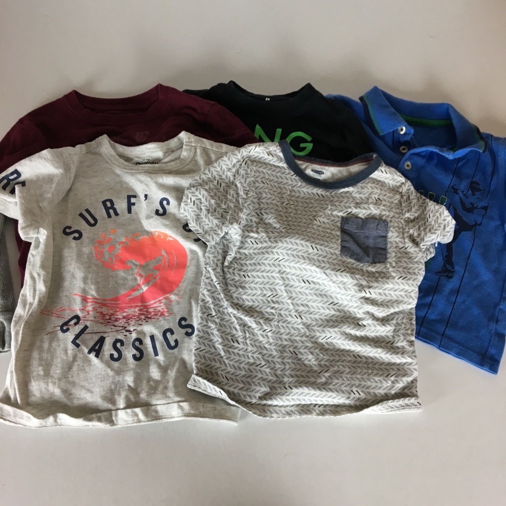 Lot of 4t long and short sleeve shirts